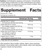 Rev 01 Supplement Facts Image